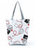 Women's Basic Letter Polyester Shopping Bags