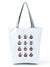 Women's Basic Letter Polyester Shopping Bags