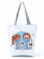 Women's Basic Letter Polyester Shopping Bags