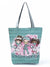 Women's Basic Letter Polyester Shopping Bags