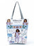 Women's Basic Letter Polyester Shopping Bags