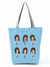 Women's Basic Letter Polyester Shopping Bags