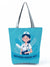 Women's Basic Letter Polyester Shopping Bags