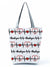 Women's Basic Letter Polyester Shopping Bags