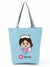 Women's Basic Letter Polyester Shopping Bags