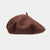 Women's Basic Modern Style Solid Color Eaveless Beret Hat