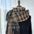 Women's Basic Plaid Imitation Cashmere Scarf