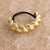 Women's Basic Simple Style Classic Style Geometric Alloy Rubber Band Plating Hair Tie