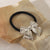 Women's Basic Simple Style Commute Solid Color Alloy Pleated Hair Tie