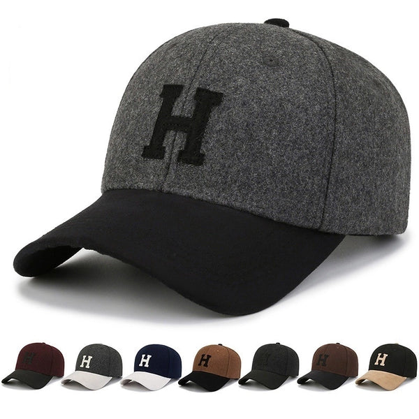 Women's Basic Minimalist Letter Embroidery Curved Eaves Baseball Cap