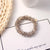 Women's Basic Simple Style Solid Color Crystal Hair Tie