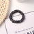 Women's Basic Simple Style Solid Color Crystal Hair Tie