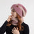 Women's Basic Simple Style Solid Color Eaveless Wool Cap