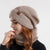 Women's Basic Simple Style Solid Color Eaveless Wool Cap