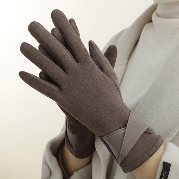 Women's Basic Minimalist Solid Color Gloves