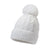 Women's Basic Simple Style Solid Color Pom Poms Eaveless Wool Cap