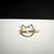 Women's Basic Simple Style Starfish Cat Bow Knot Alloy Plating Hair Clip