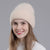 Women's Basic Solid Color Eaveless Wool Cap