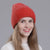 Women's Basic Solid Color Eaveless Wool Cap