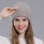 Women's Basic Solid Color Eaveless Wool Cap