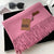 Women's Basic Solid Color Imitation Cashmere Tassel Scarf