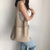 Women's Basic Solid Color Polyester Shopping Bags