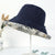 Women's Basic Solid Color Printing Big Eaves Bucket Hat