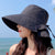 Women's Basic Solid Color Wide Eaves Sun Hat