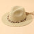 Women's Beach Solid Color Wide Eaves Straw Hat