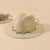 Women's Beach Solid Color Wide Eaves Straw Hat