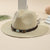 Women's Beach Solid Color Wide Eaves Straw Hat