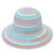 Women's Beach Stripe Big Eaves Straw Hat