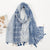 Women's Bohemian Geometric Cotton And Linen Winter Scarves