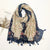 Women's Bohemian Geometric Cotton And Linen Winter Scarves