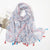 Women's Bohemian Geometric Cotton And Linen Winter Scarves