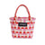 Women's Braid Color Block Plaid Vacation Square Open Handbag