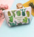 Women's Cactus Pu Leather Zipper Coin Purses