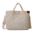 Women's Canvas Solid Color Basic Square Magnetic Buckle Shoulder Bag Crossbody Bag