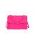 Women's Canvas Solid Color Fashion Quilted Chain Square Flip Cover Crossbody Bag