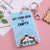 Women's Cartoon Plastic Hook Loop Card Holders