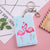 Women's Cartoon Plastic Hook Loop Card Holders