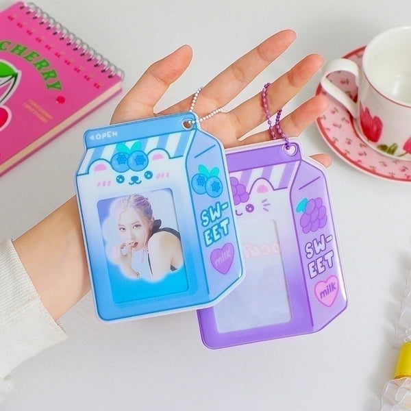 Women's Cartoon Plastic Open Card Holders