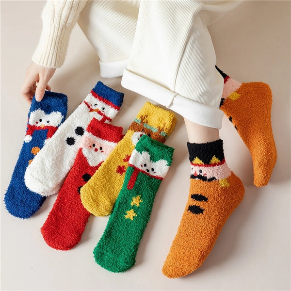 Women's Cartoon Style Cartoon Polyester Crew Socks A Pair