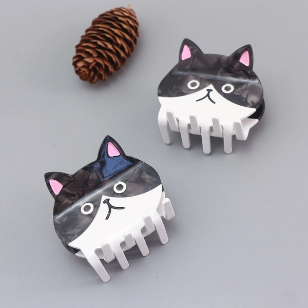 Women's Cartoon Style Cat Acetic Acid Sheets Hair Claws