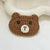 Women's Cartoon Style Cute Animal Fruit Yarn Handmade Hair Clip Hair Tie