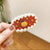 Women's Cartoon Style Cute Animal Fruit Yarn Handmade Hair Clip Hair Tie