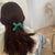 Women's Cartoon Style Cute Animal Fruit Yarn Handmade Hair Clip Hair Tie