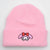 Women's Cartoon Style Cute Cartoon Embroidery Eaveless Wool Cap