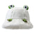 Women's Cartoon Style Cute Frog Wide Eaves Bucket Hat