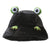 Women's Cartoon Style Cute Frog Wide Eaves Bucket Hat